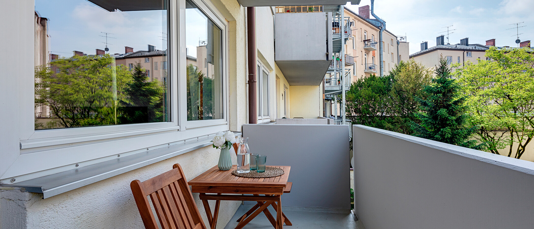 appartamento München Isarvorstadt 01 balcone 11049