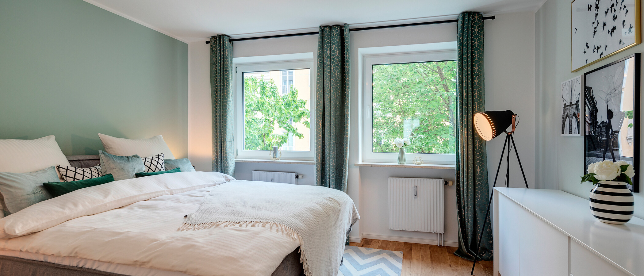appartamento München Isarvorstadt 01 camera da letto 11049
