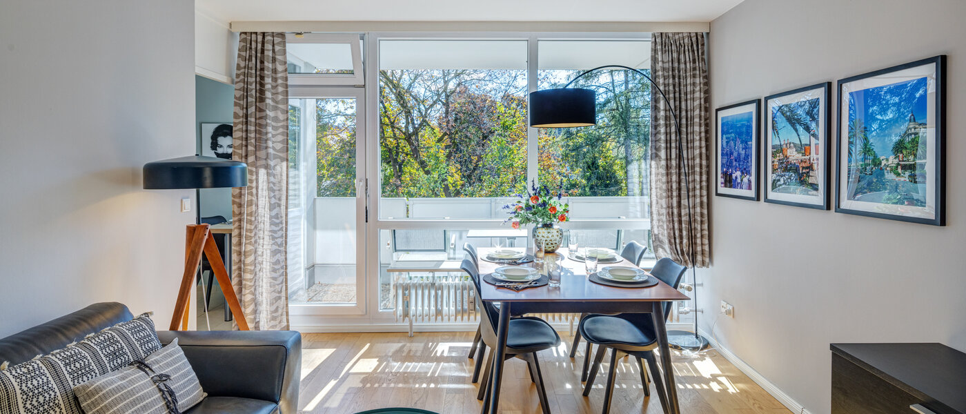 appartamento München Nymphenburg 01 zona living 11055