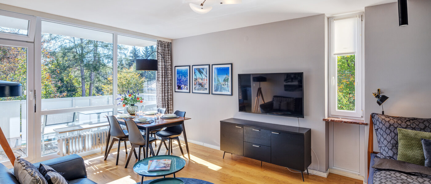 appartamento München Nymphenburg 02 zona living 11055