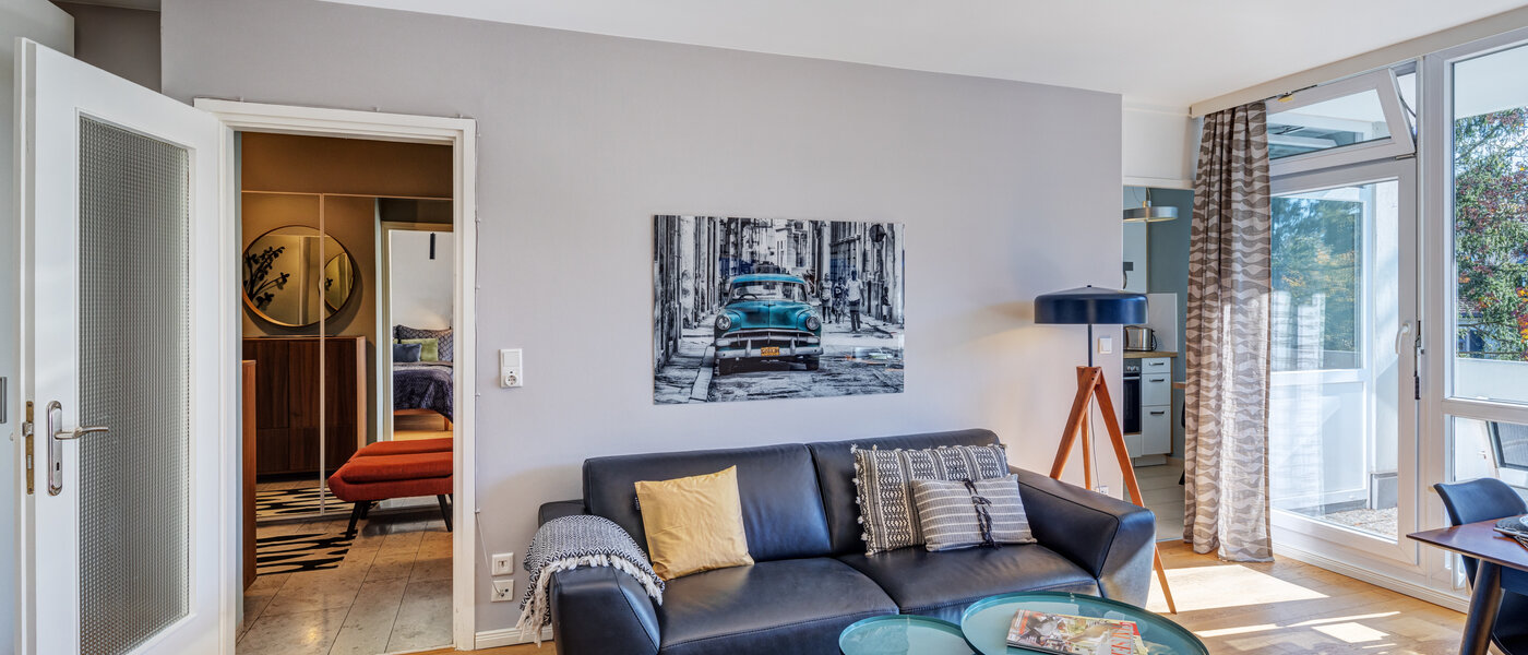 appartamento München Nymphenburg 05 zona living 11055