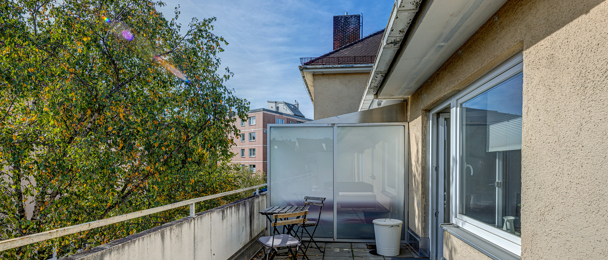 appartamento München Untergiesing 03 terrazza sul tetto 11056