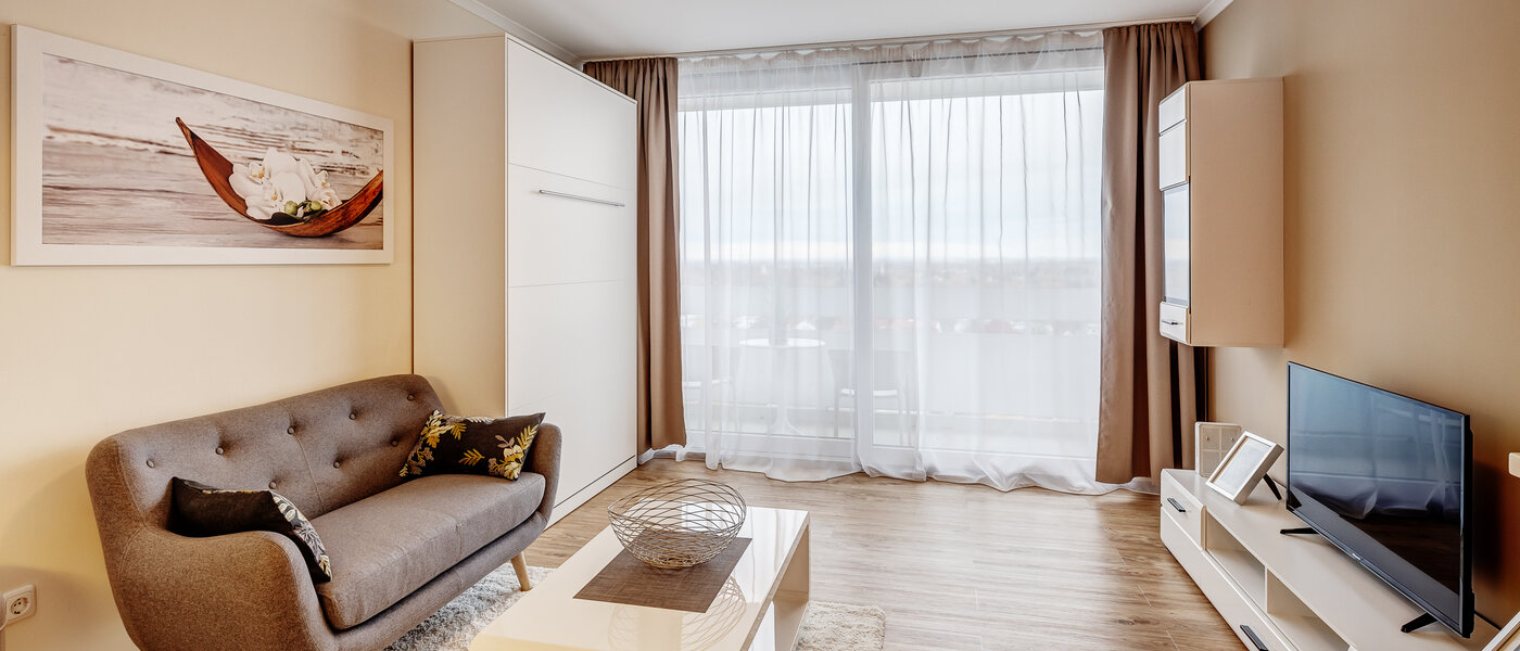 appartamento München Arabellapark 01 zona living 11073