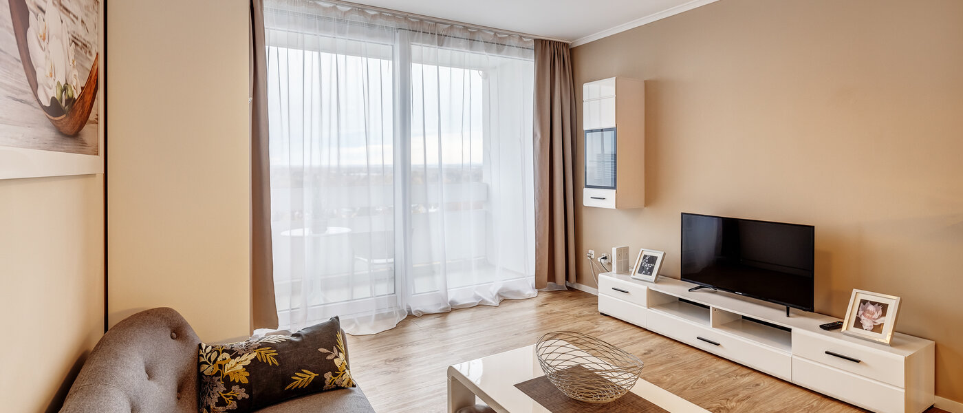 appartamento München Arabellapark 02 zona living 11073