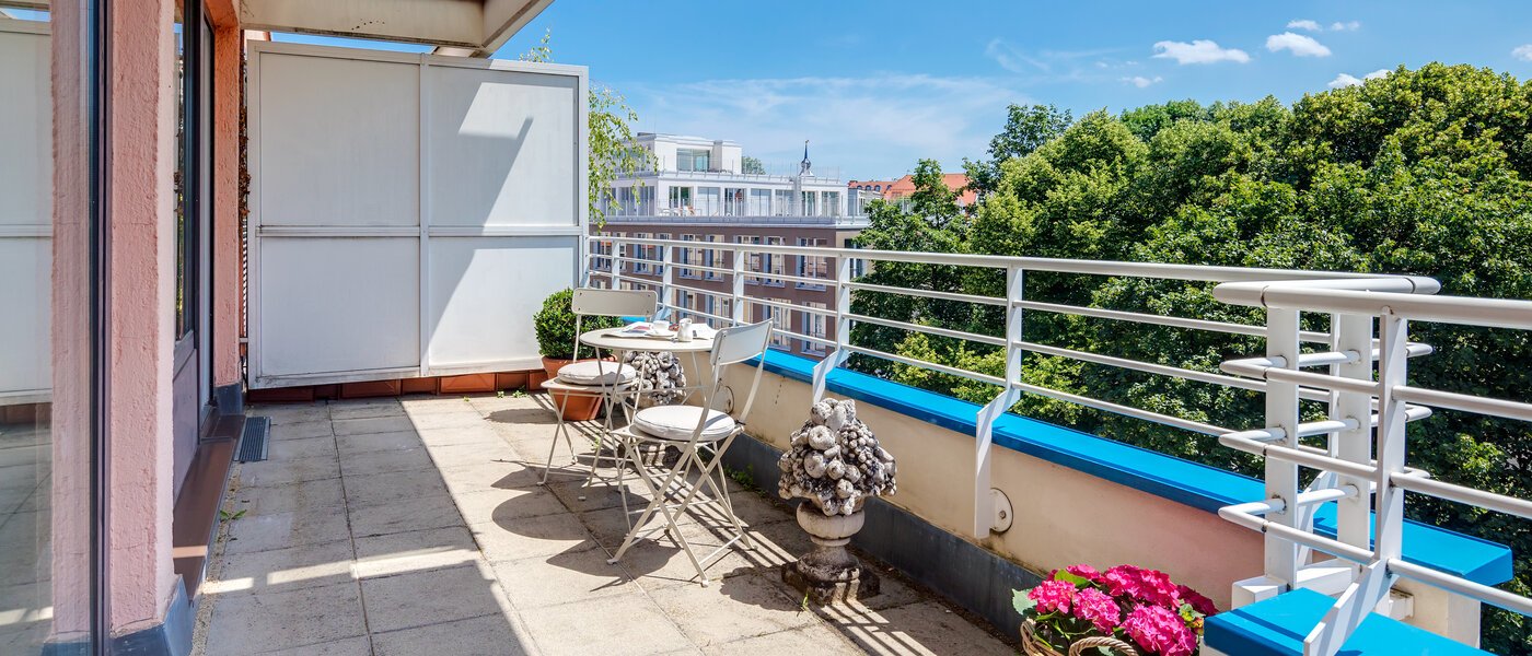 attico con terrazzo München Bogenhausen 02 terrazza 11076