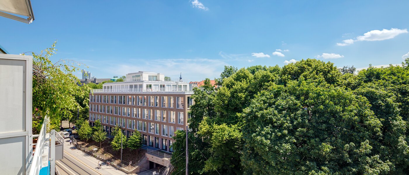 attico con terrazzo München Bogenhausen 02 vista 11076