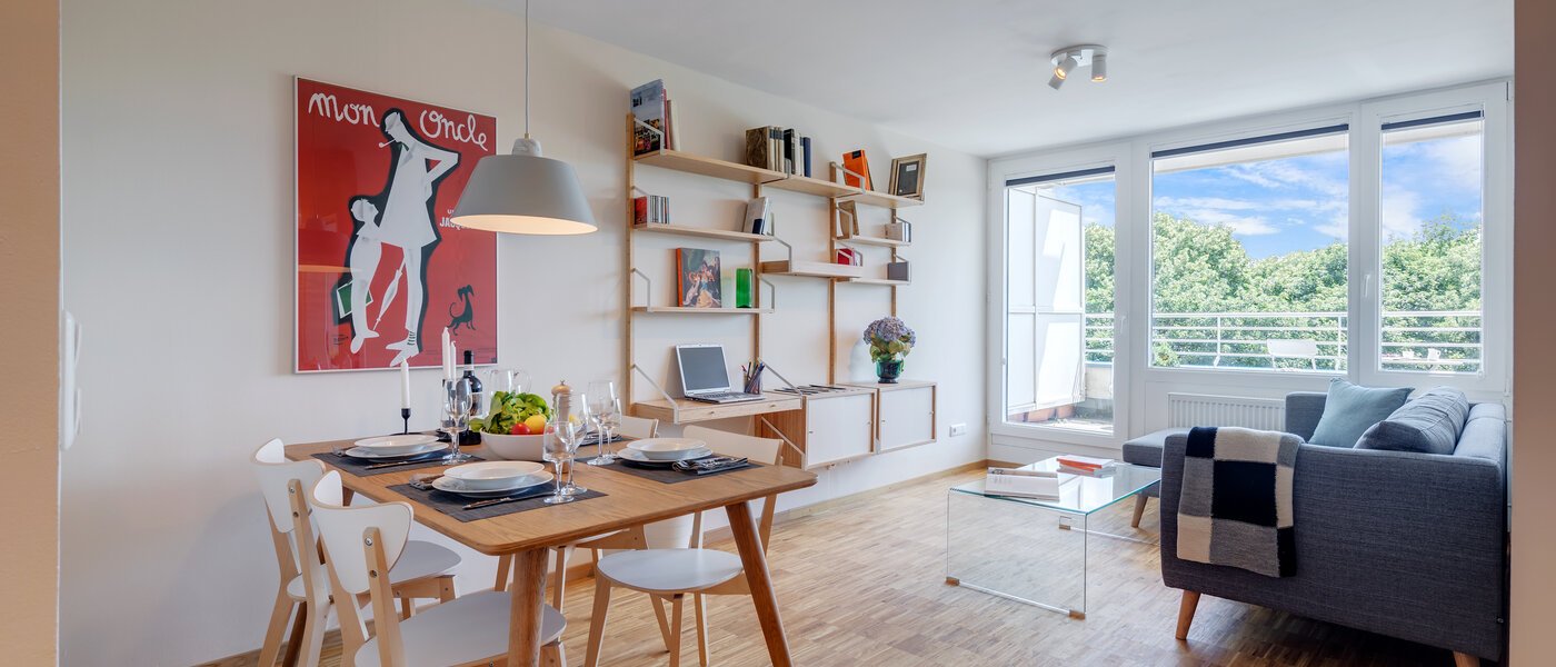 attico con terrazzo München Bogenhausen 01 zona living 11076