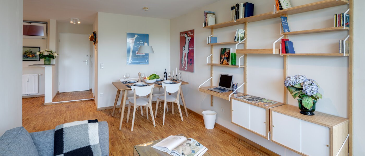 attico con terrazzo München Bogenhausen 04 zona living 11076