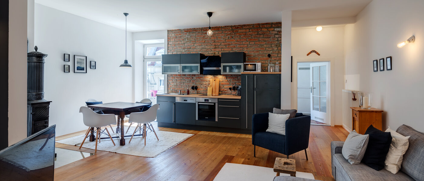 appartamento München Haidhausen 01 zona living 11109