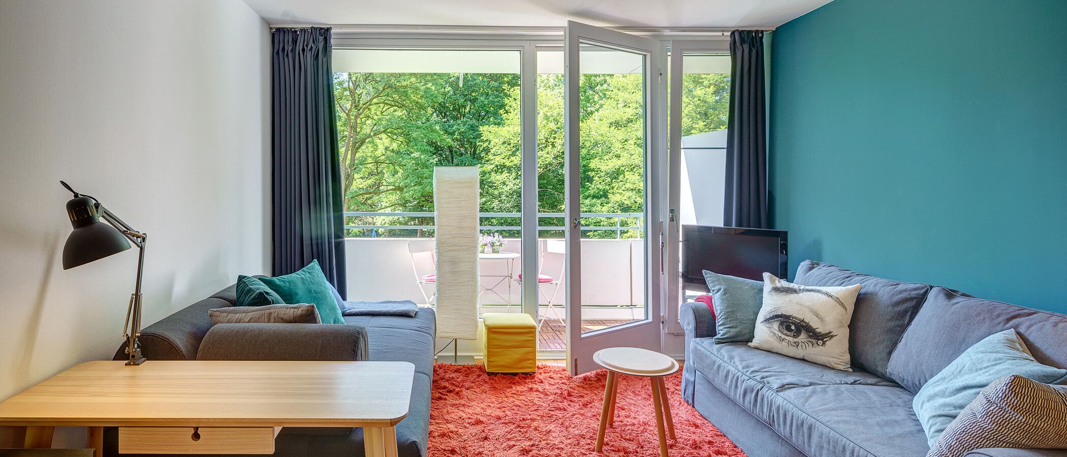 appartamento München Sendling 01 zona living 11111
