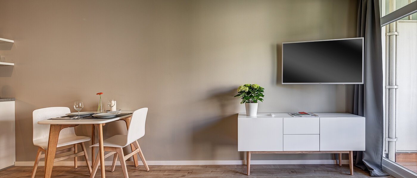 appartamento München Lehel 05 zona living 11122