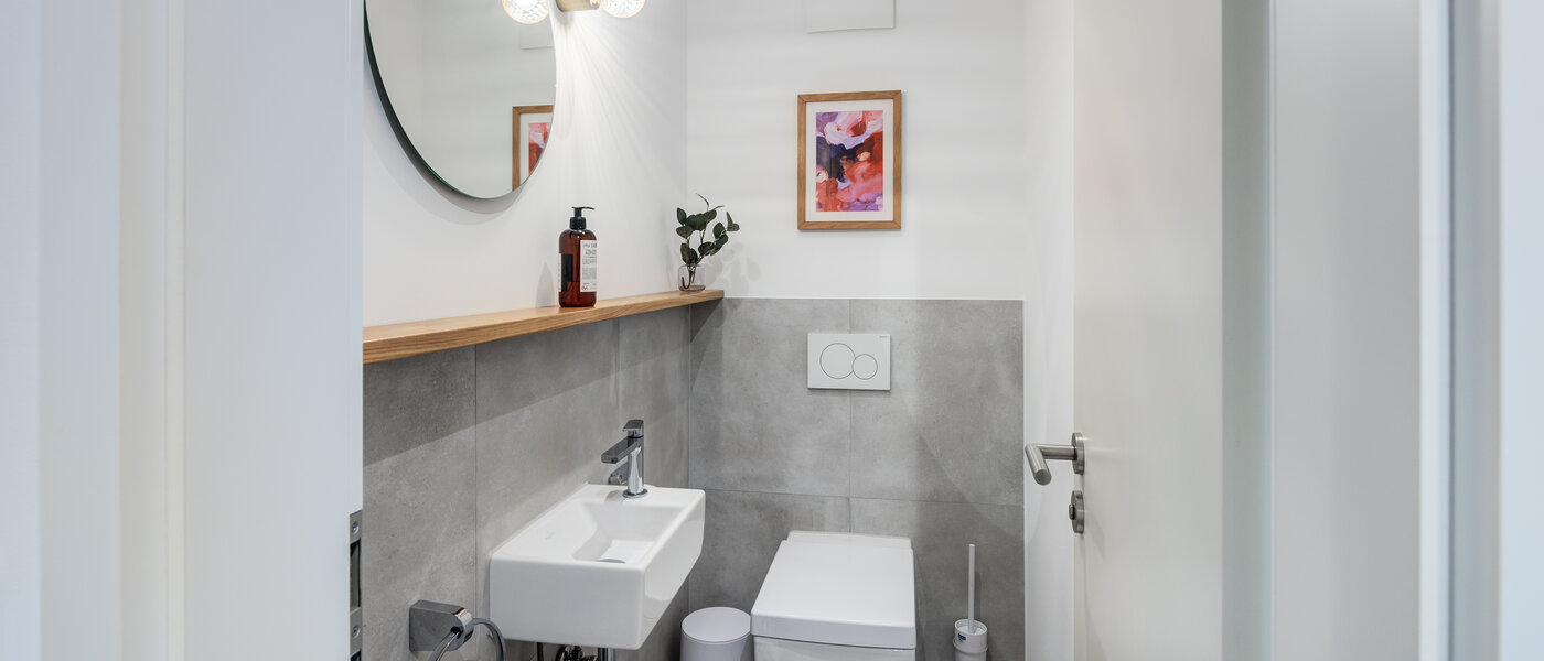 maisonette München Pasing 01 toilette per gli ospiti 11136