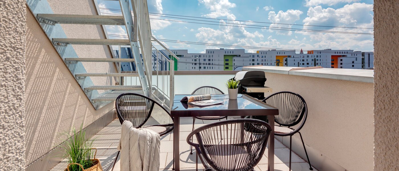 maisonette München Pasing 01 terrazza sul tetto 11136