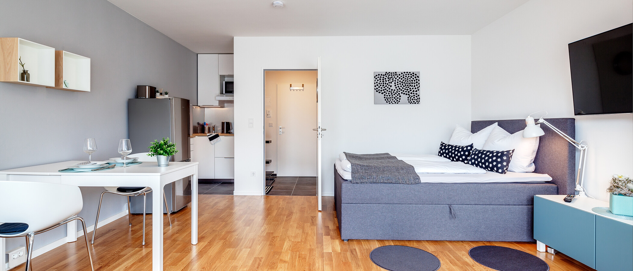 appartamento München Neuhausen 01 zona living 11167