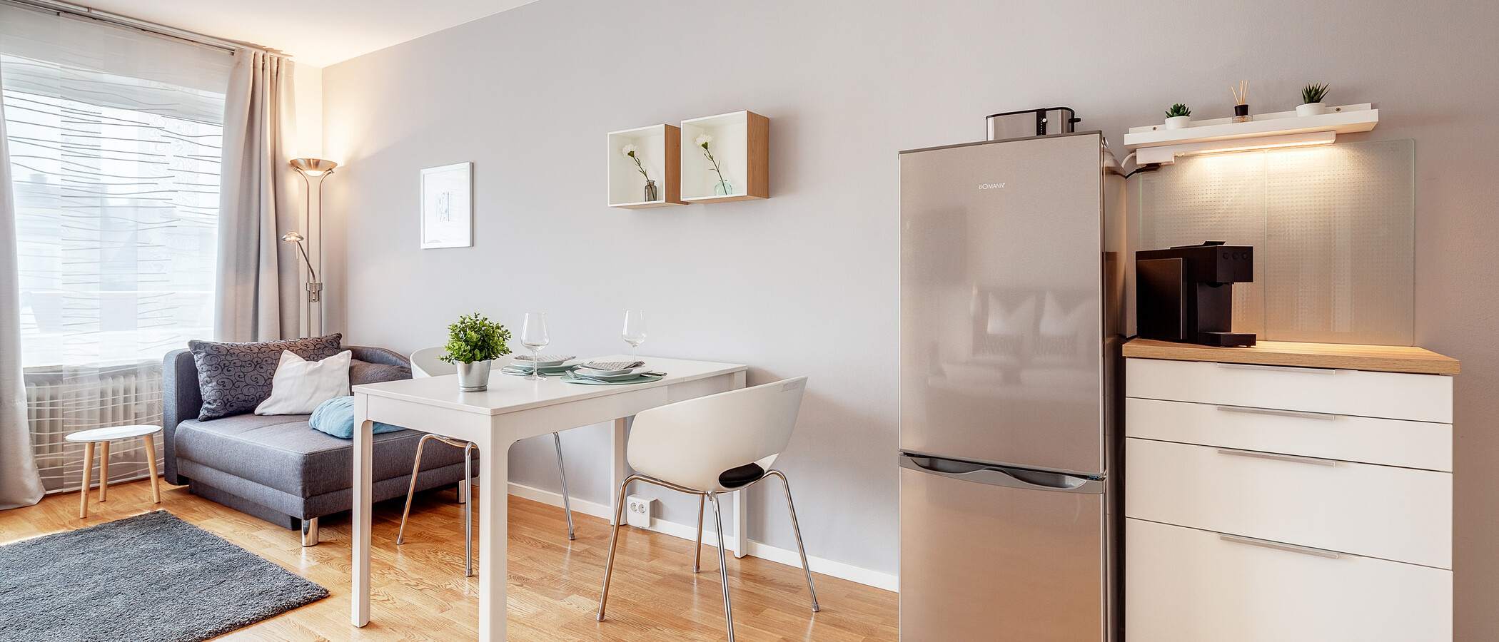 appartamento München Neuhausen 03 zona living 11167