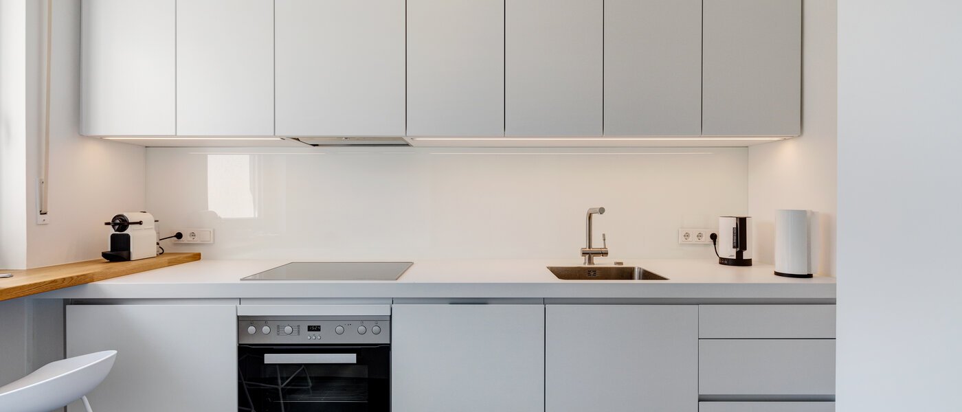 attico con terrazzo München Fasangarten 01 cucina 11218