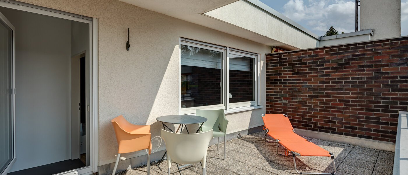 attico con terrazzo München Fasangarten 02 terrazza 11218
