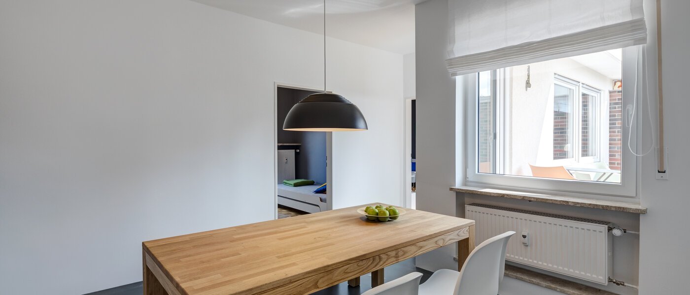 attico con terrazzo München Fasangarten 03 zona pranzo 11218