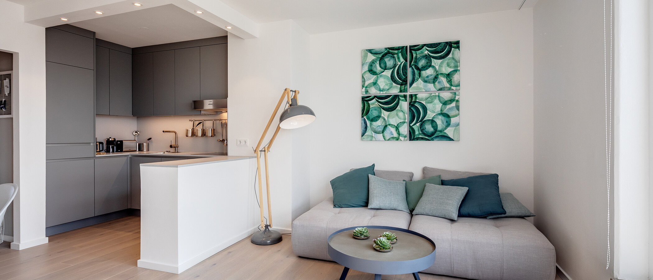 appartamento München Milbertshofen 04 zona living 11227