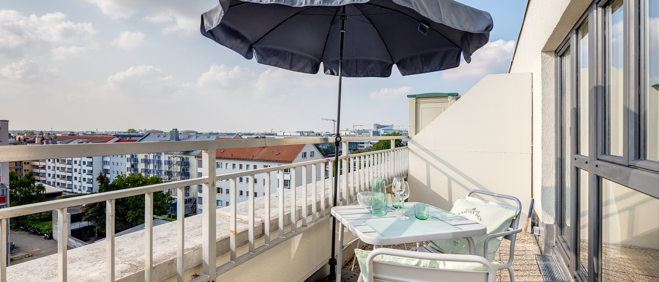 appartamento München Milbertshofen 01 terrazza sul tetto 11227