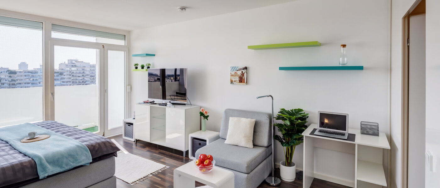 appartamento München Olympiazentrum 02 zona living 11229