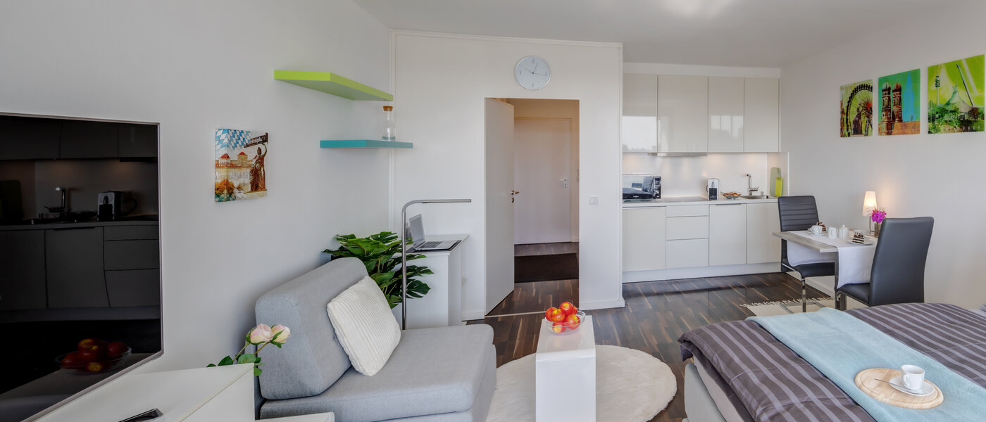 appartamento München Olympiazentrum 03 zona living 11229