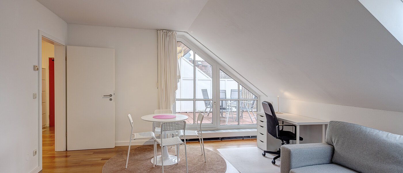 attico con terrazzo München Schwabing-Nord (zw. Leopoldstraße & Englischen Garten) 02 zona living 11235