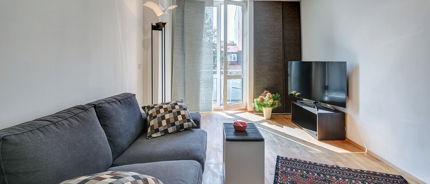 appartamento München Neuhausen 03 zona living 11252