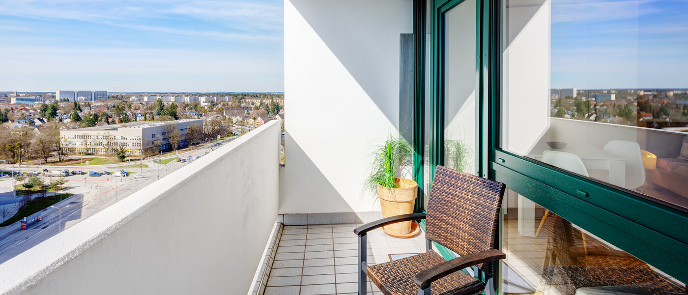 appartamento München Obersendling 02 balcone 11254