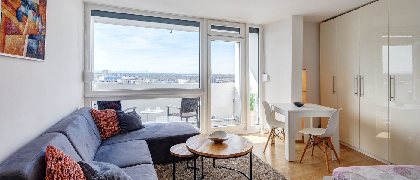 appartamento München Obersendling 02 zona living 11254