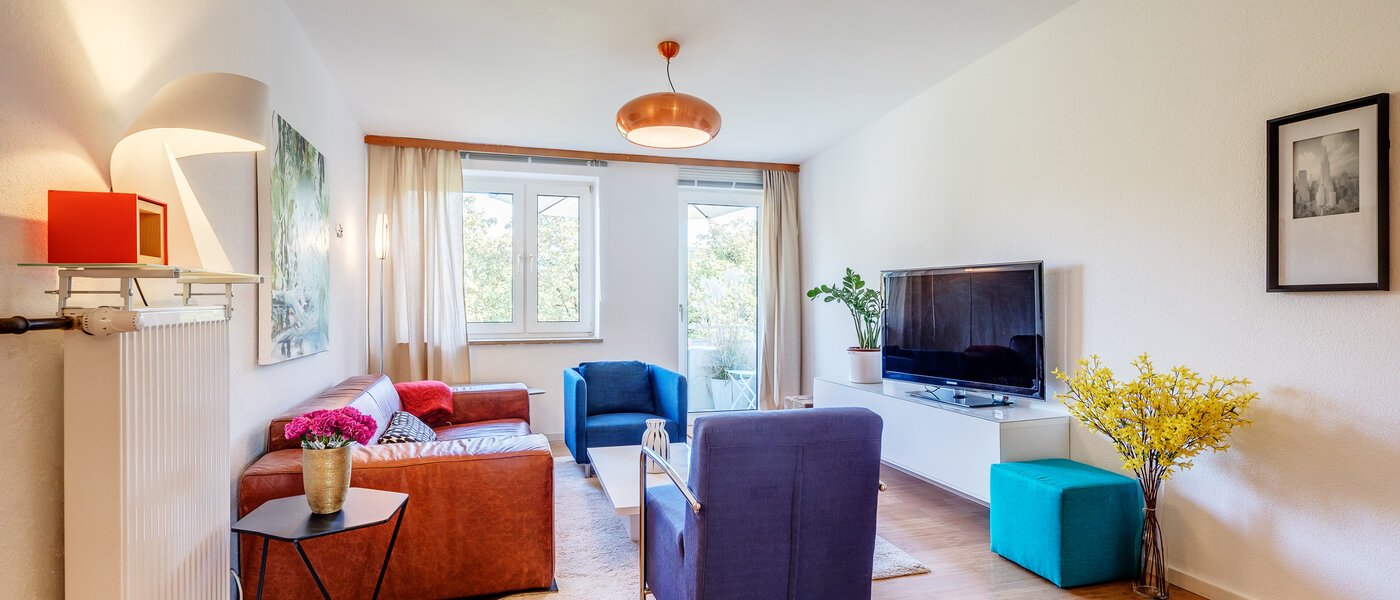 appartamento München Parkstadt Bogenhausen 01 zona living 11256