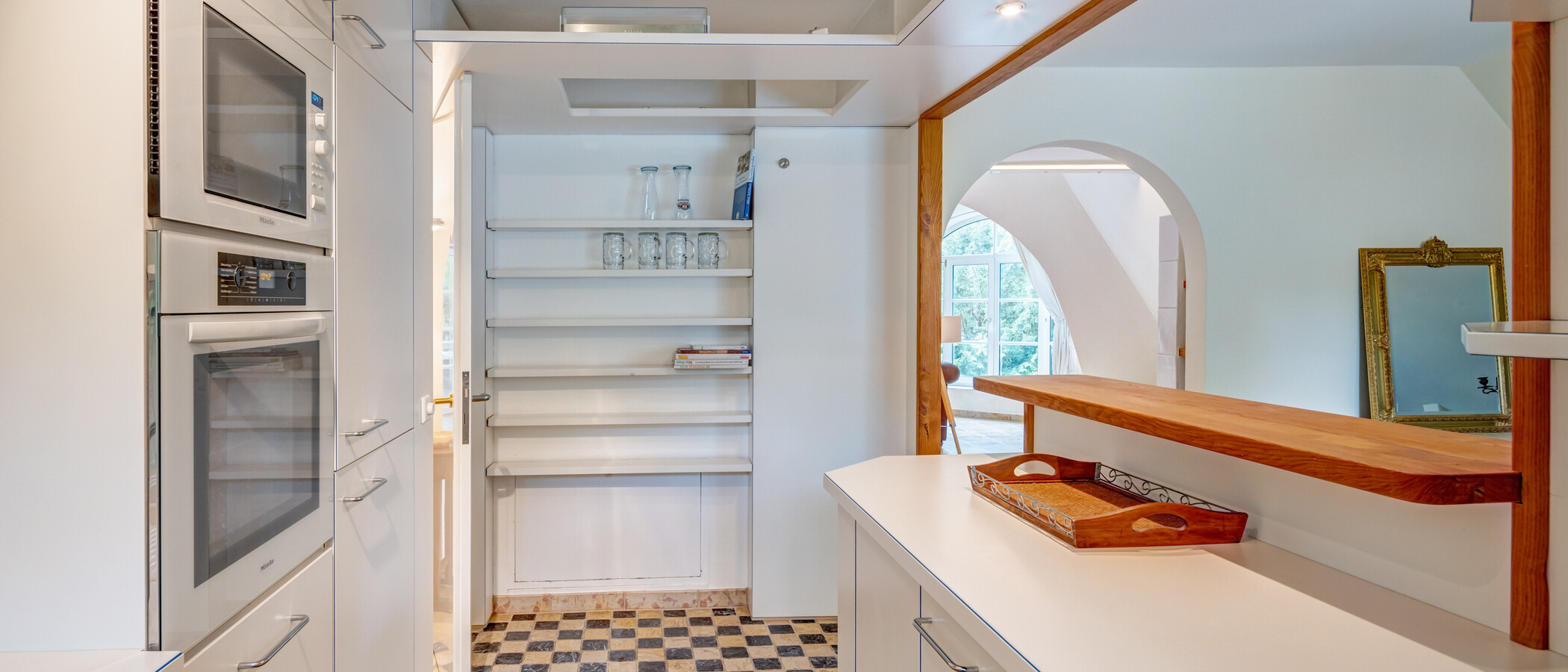 attico con terrazzo München Menterschwaige 03 cucina 11267