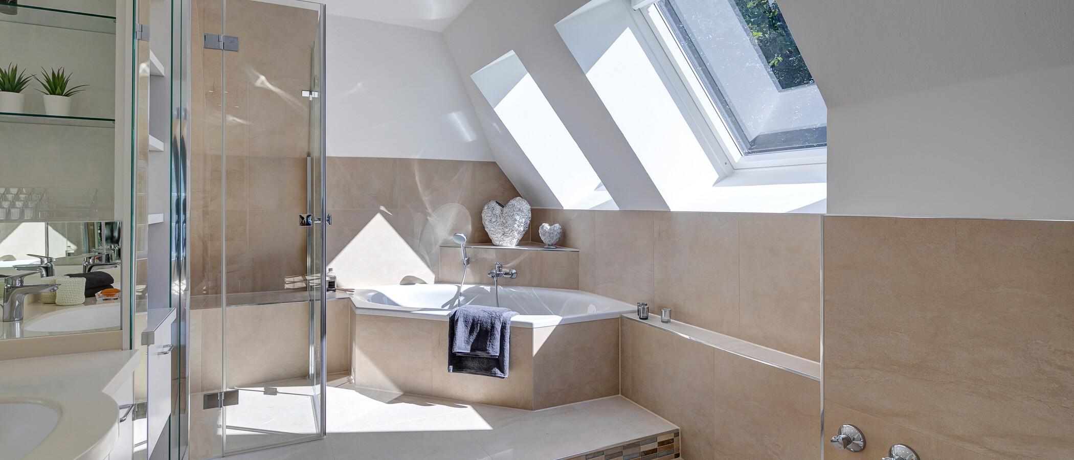 attico con terrazzo München Menterschwaige 01 bagno 11267