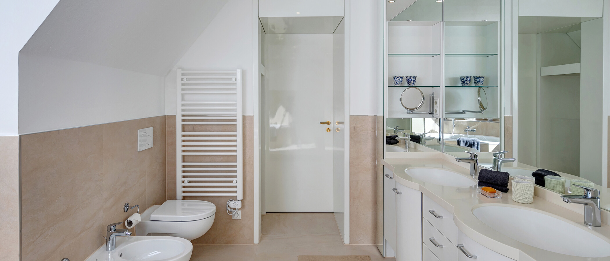 attico con terrazzo München Menterschwaige 04 bagno 11267