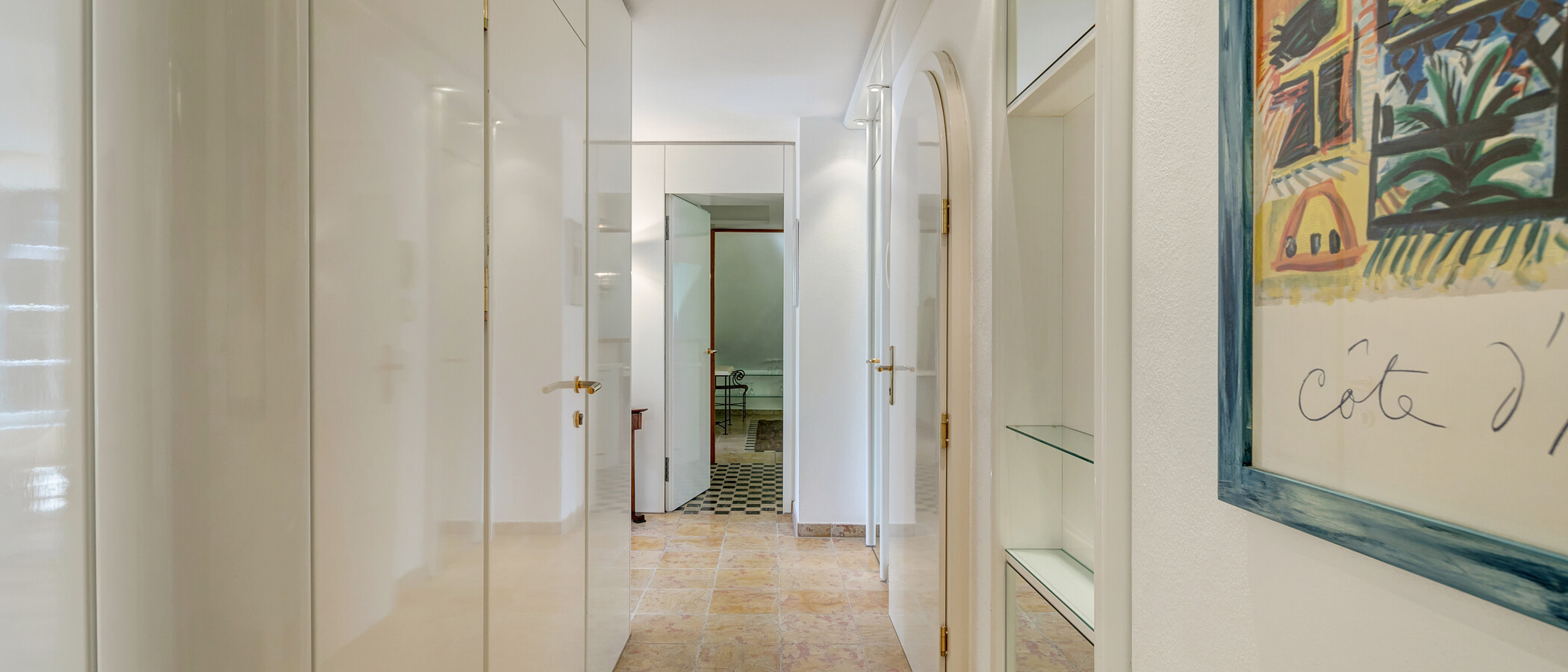 attico con terrazzo München Menterschwaige 02 ingresso/corridioio 11267