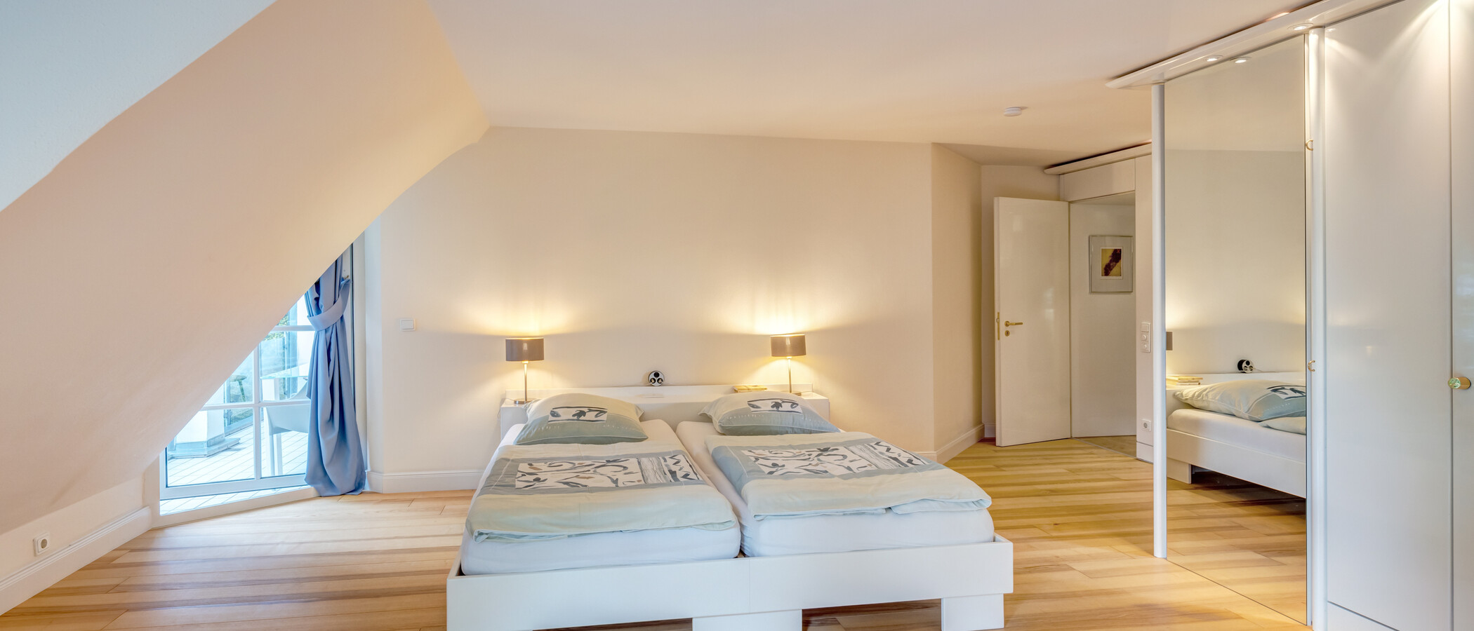 attico con terrazzo München Menterschwaige 02 1° camera da letto 11267