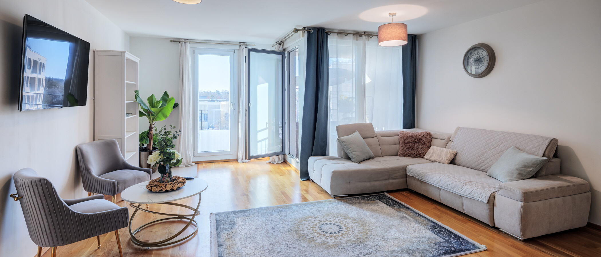 appartamento München Obersendling 01 zona living 11291