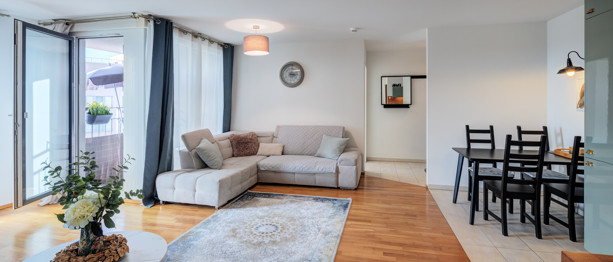 appartamento München Obersendling 05 zona living 11291