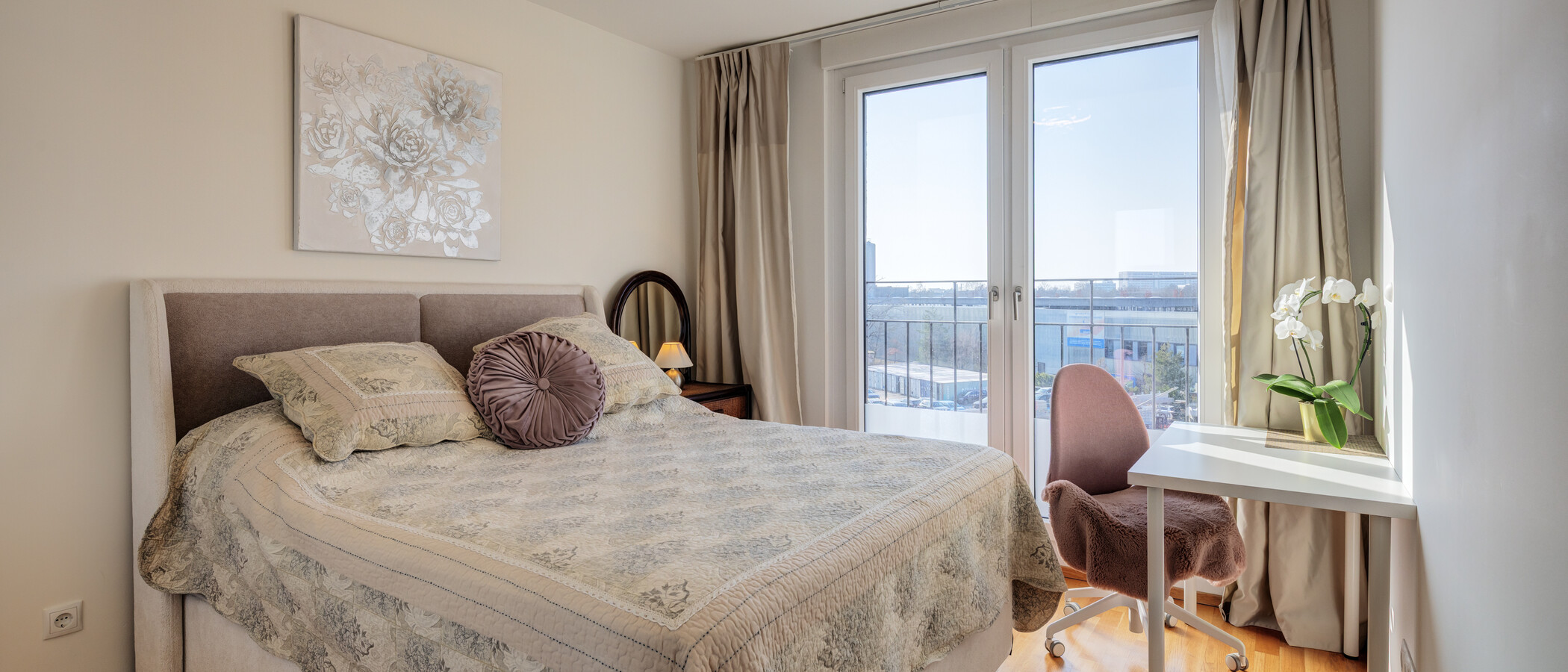 appartamento München Obersendling 01 1° camera da letto 11291