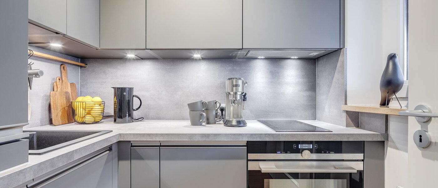 maisonnette con galleria München Maxvorstadt 01 cucina 11294