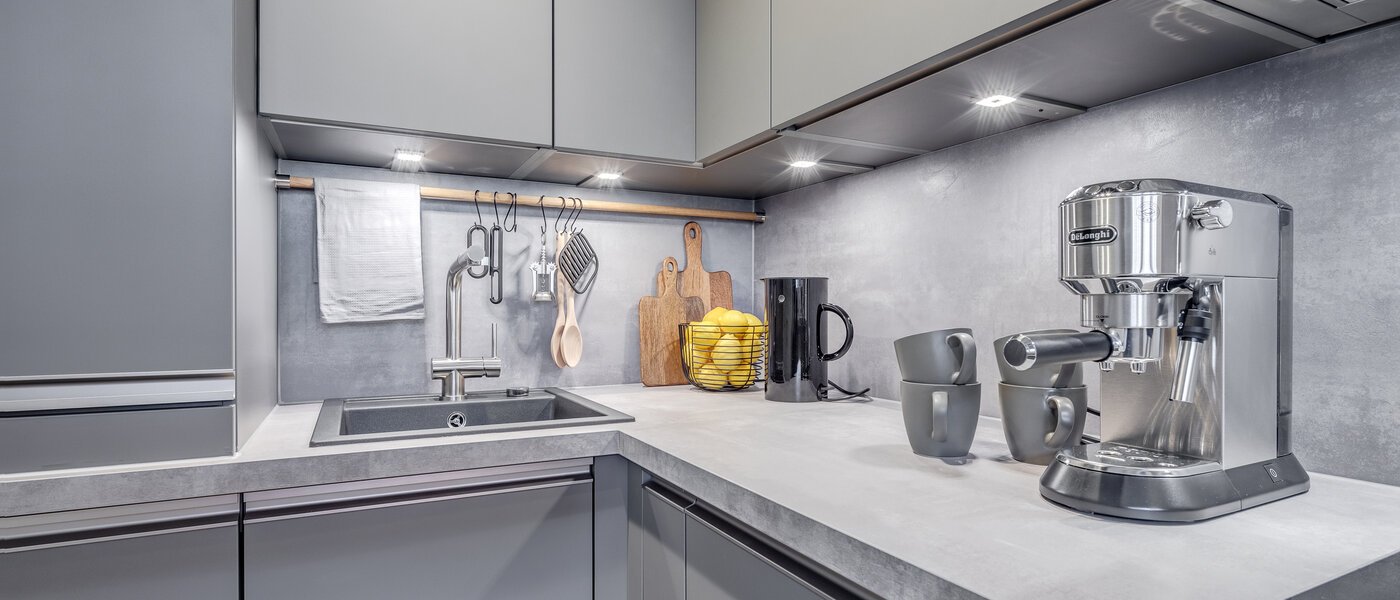 maisonnette con galleria München Maxvorstadt 02 cucina 11294