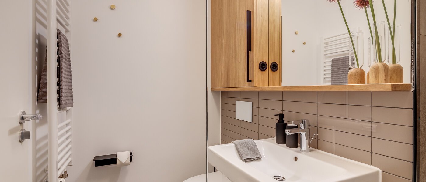 maisonnette con galleria München Maxvorstadt 04 bagno 11294