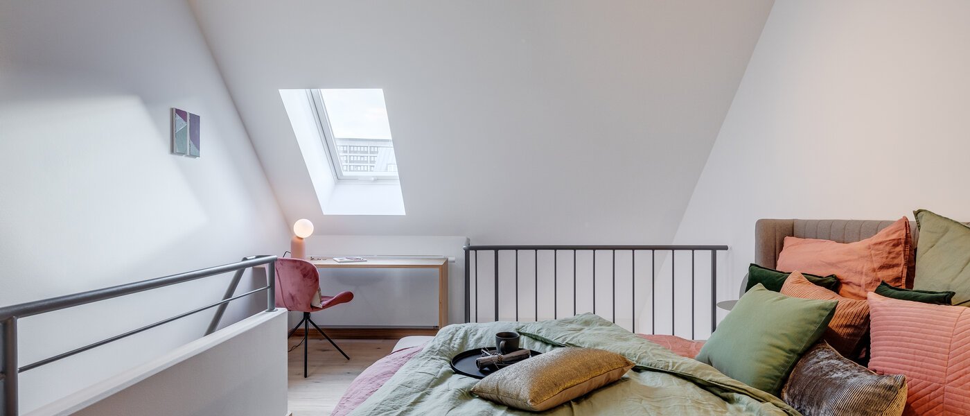 maisonnette con galleria München Maxvorstadt 04 zona notte 11294