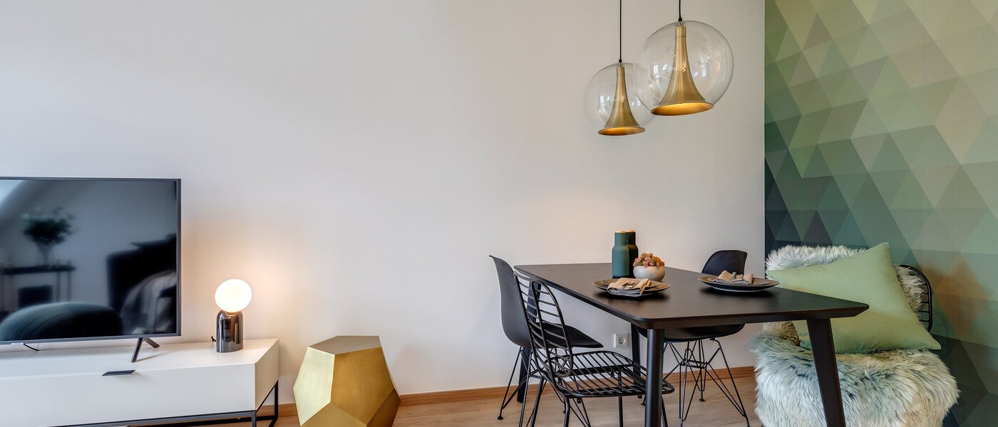 maisonnette con galleria München Maxvorstadt 05 zona living 11294