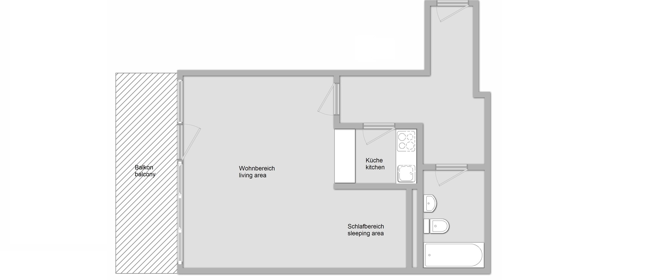 appartamento München Schwabing-West 01 planimetria 11320