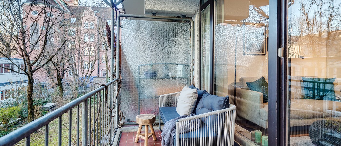 appartamento München Lehel 01 balcone 11326