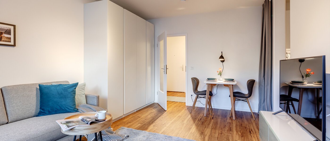 appartamento München Lehel 03 zona living 11326