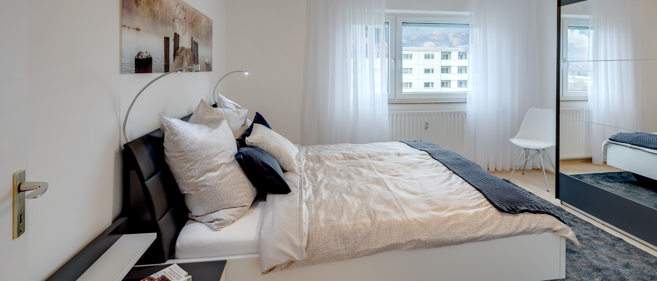 appartamento München Johanneskirchen 01 camera da letto 11347