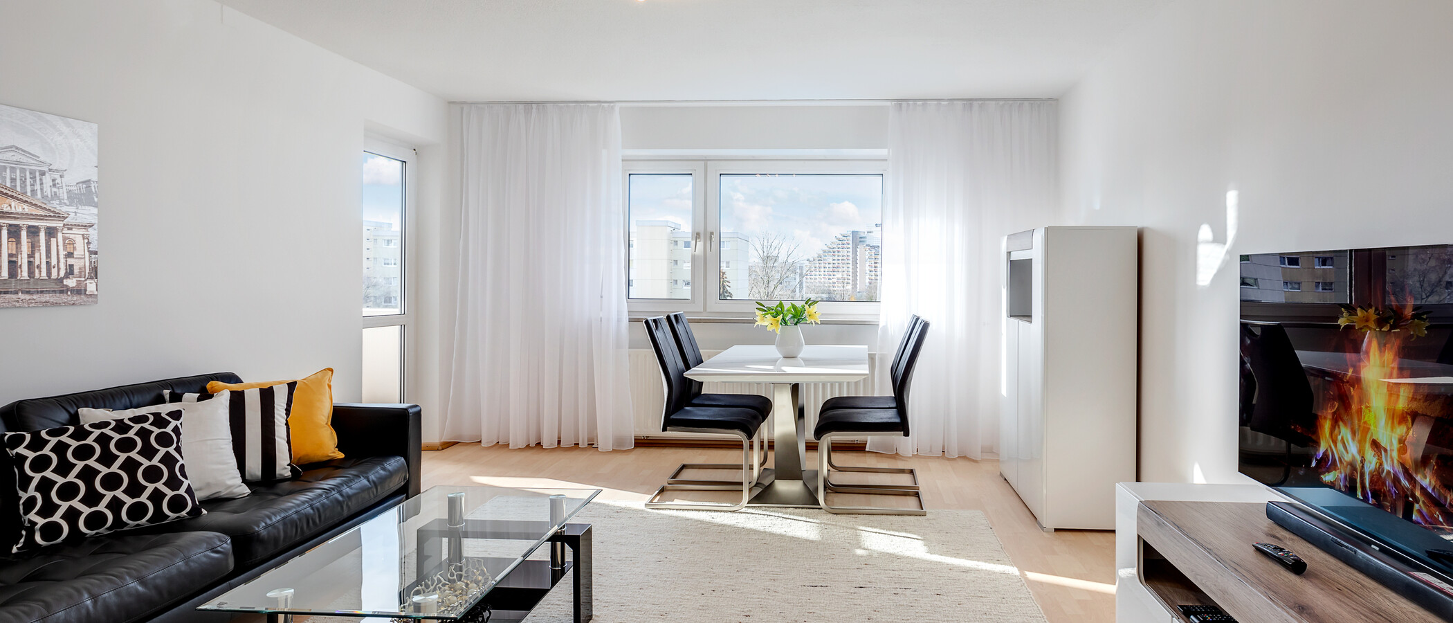 appartamento München Johanneskirchen 01 zona living 11347
