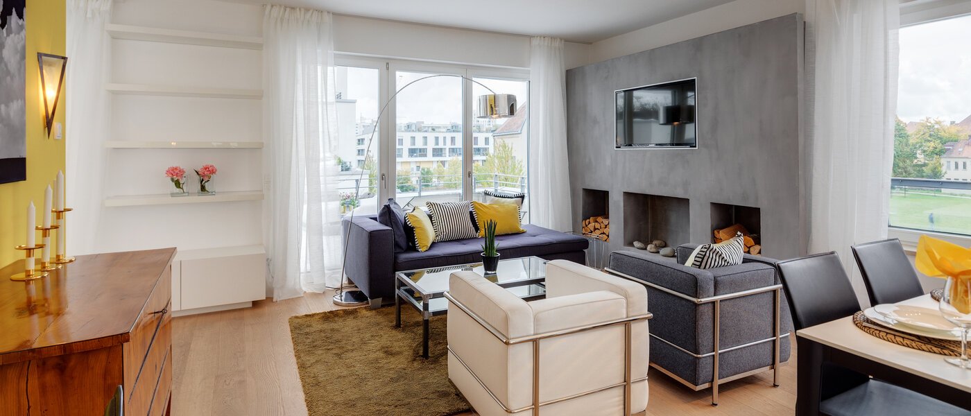 appartamento München Schwabing-West 02 zona living 11349